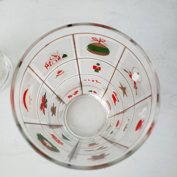 Culver Christmas Potpourri High Ball Glasses, set of 4 - Picture 4 of 7